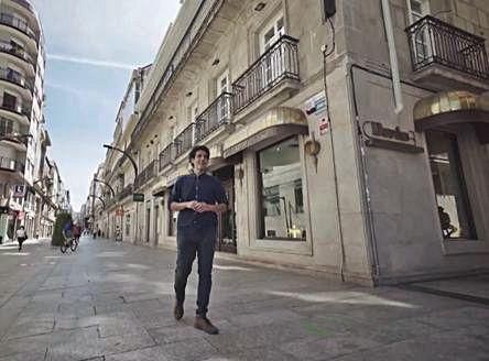 “Bajo presión”. Uno de los trabajos de los alumnos del IES Audiovisual se centró en la remodelada Vía Verde, en Teis.