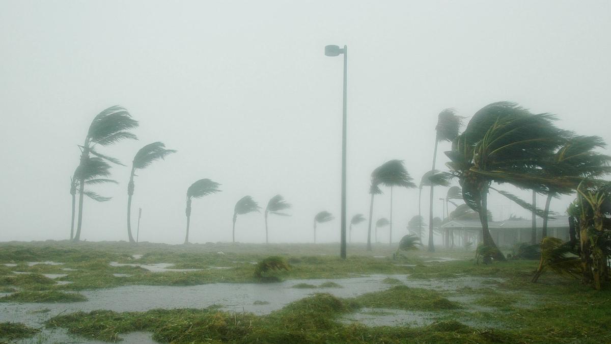 Huracán en Cayo Oeste, Estado Unidos.