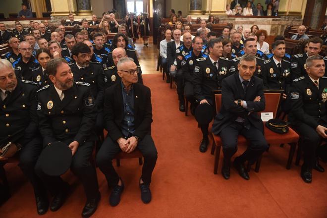 Homenaje a los policías locales de A Coruña