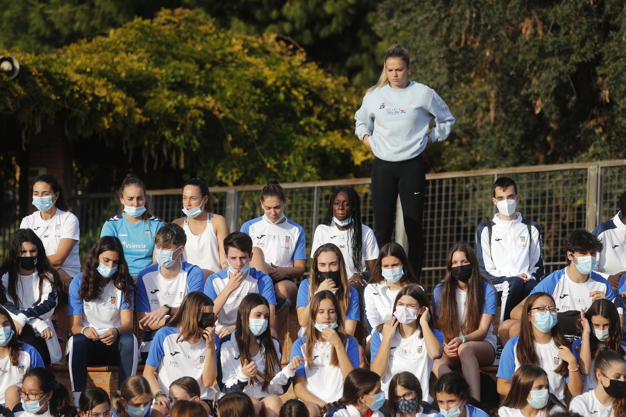 Presentación  de la escuela del Valencia Club Atletismo