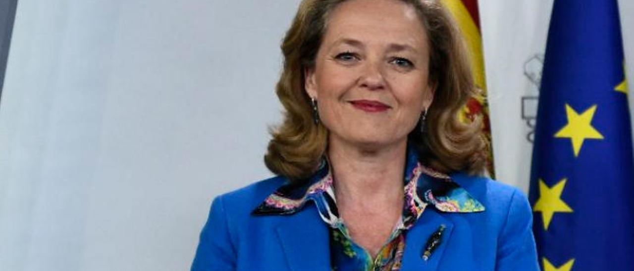 La ministra Nadia Calviño.