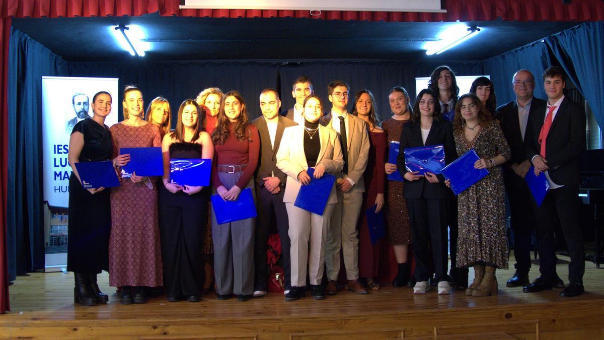 Un  momento de la entrega de diplomas