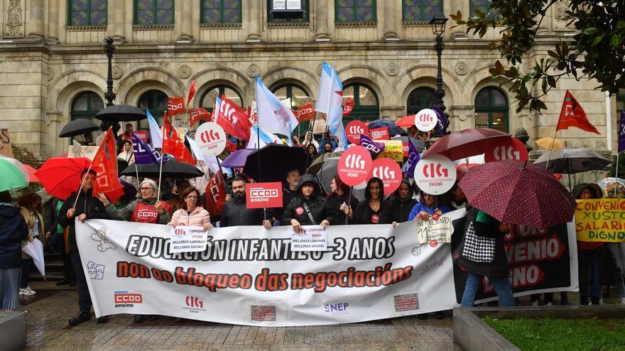 La huelga en las escuelas infantiles arranca con un seguimiento “masivo”