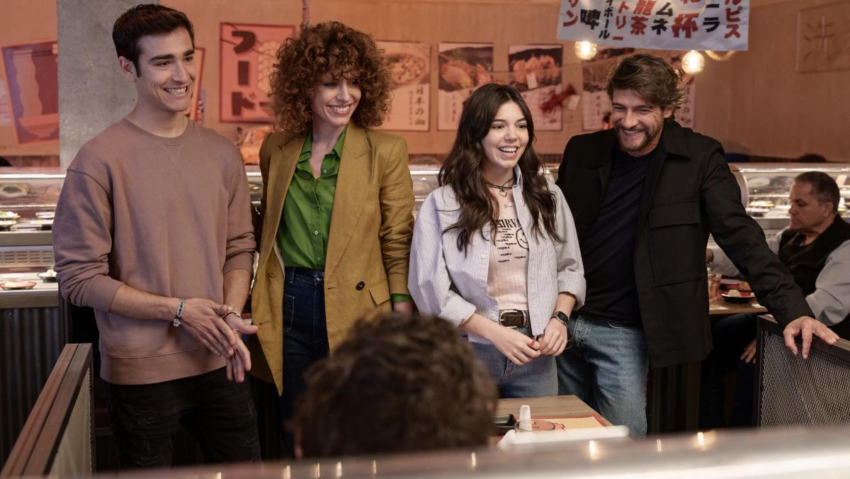 Paula Gallego, en el rodaje de 'Machos alfa'