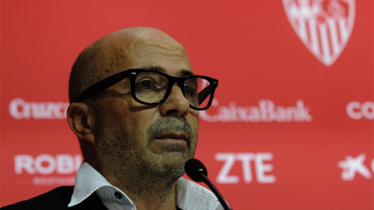 Jorge Sampaoli, entrenador del Sevilla, valoró la previa de la Supercopa de Europa contra el Real Madrid