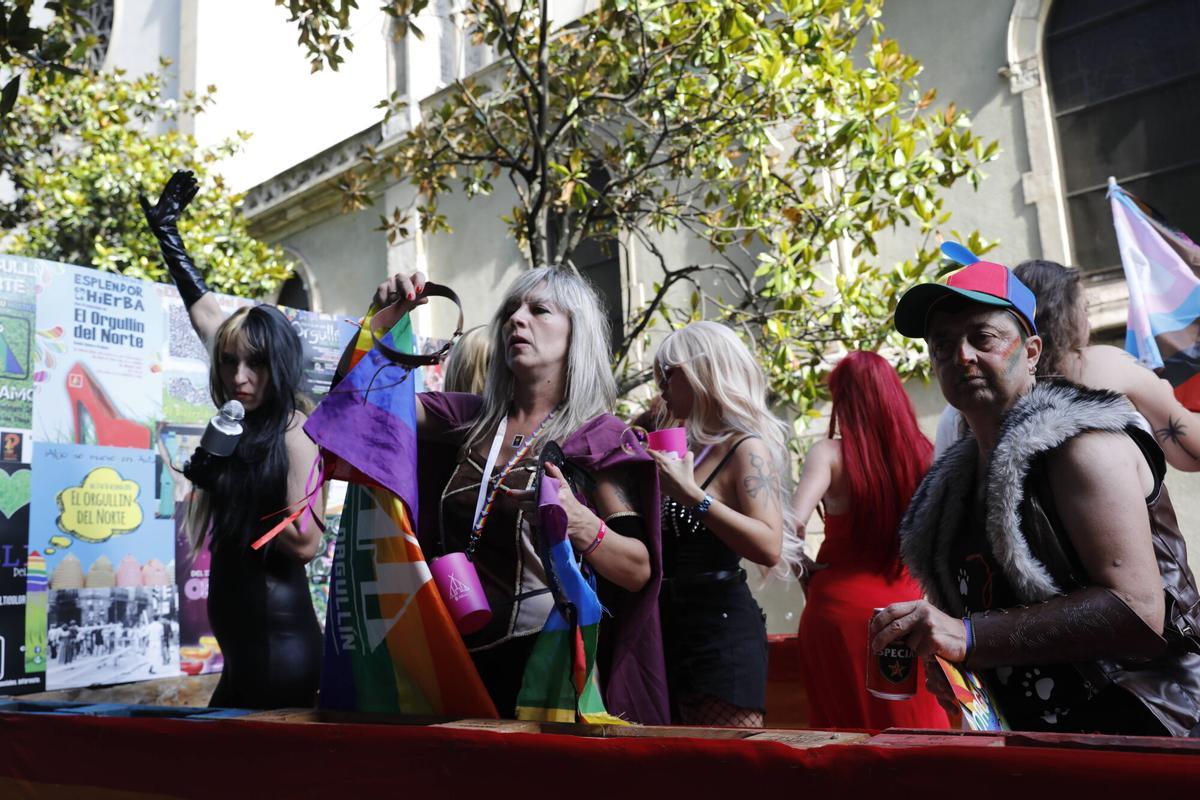 El desfile del Orgullo en Gijón, en imágenes