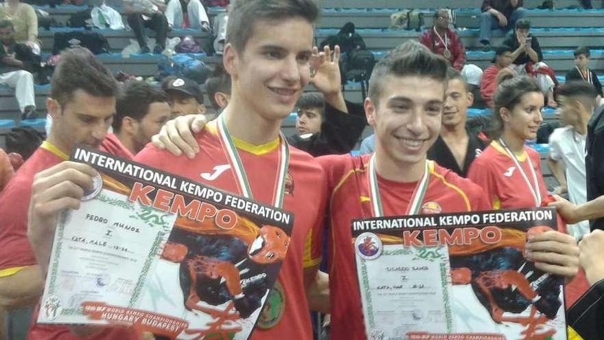 Pedro Muñoz y Ricardo Ramos ya fueron medallistas en el pasado Mundial. // FDV
