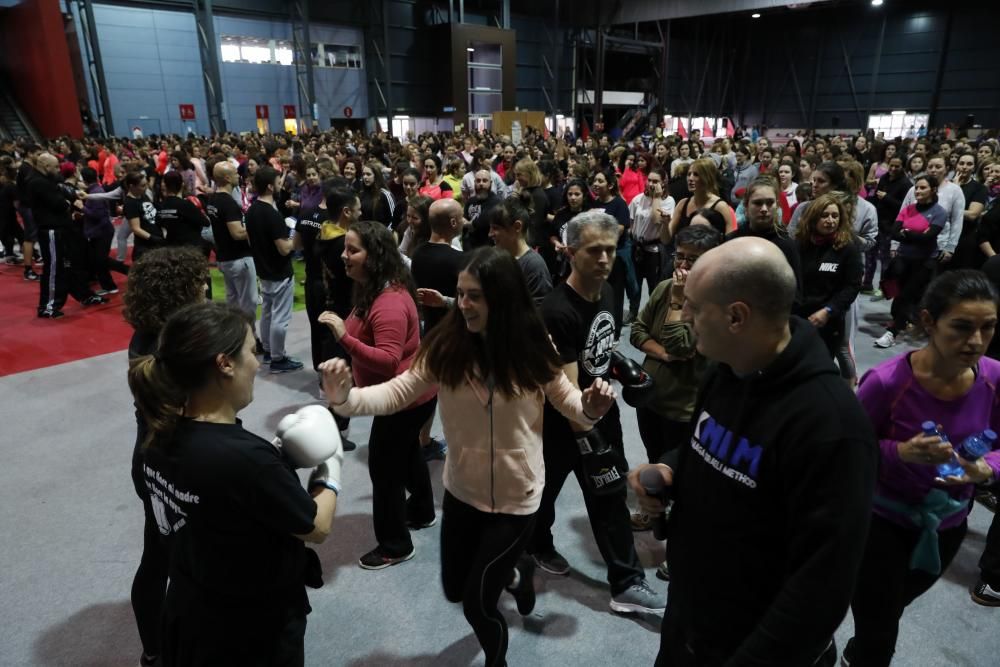 Exhibición en Gijón de krav maga