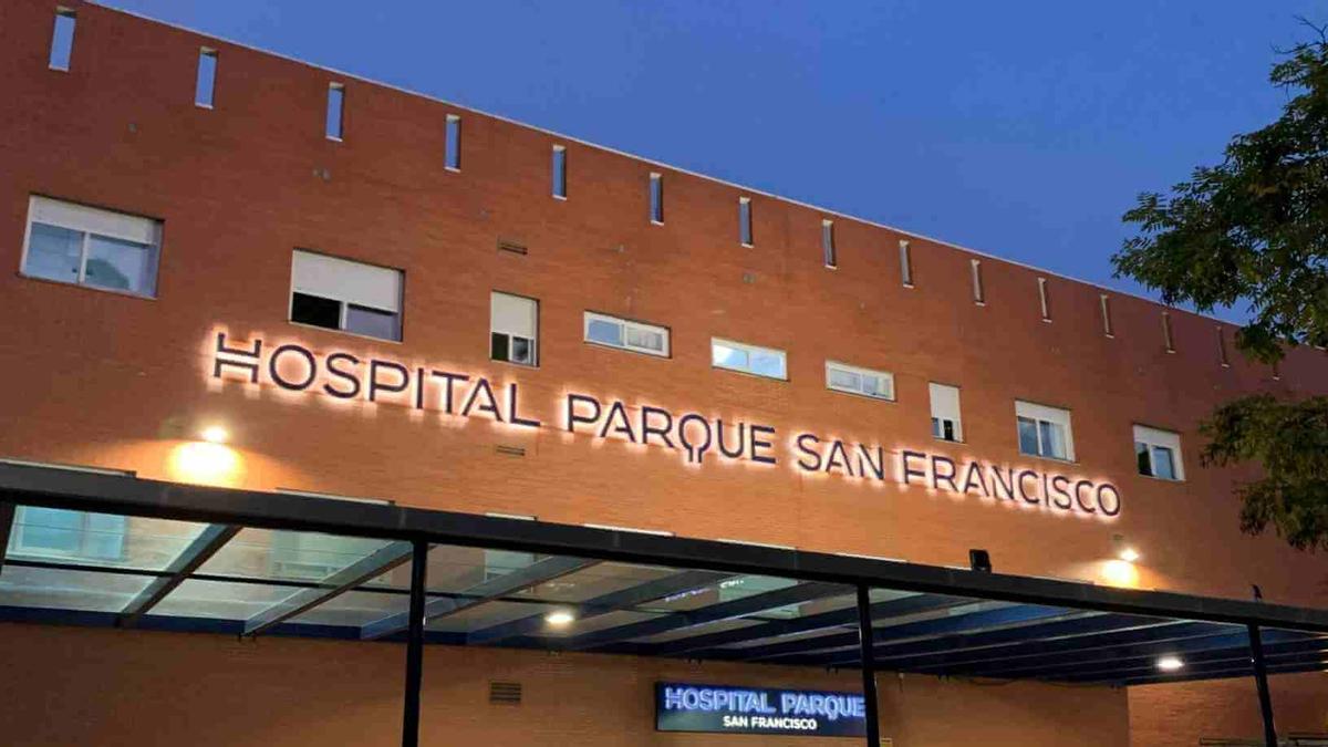 Hospital Parque San Francisco en Cáceres.