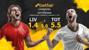Liverpool FC vs. Tottenham Hotspur: horario, TV, estadísticas, clasificación y pronósticos