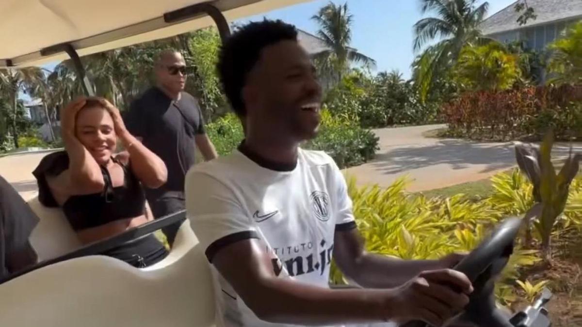 El accidente de Vinícius durante sus vacaciones.