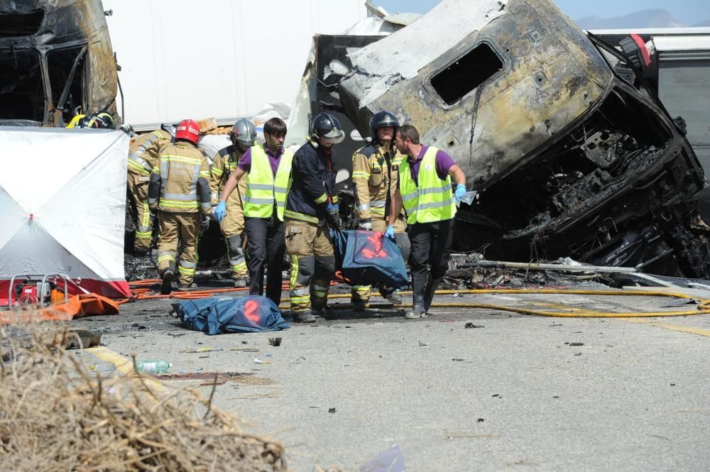 Las imágenes del accidente