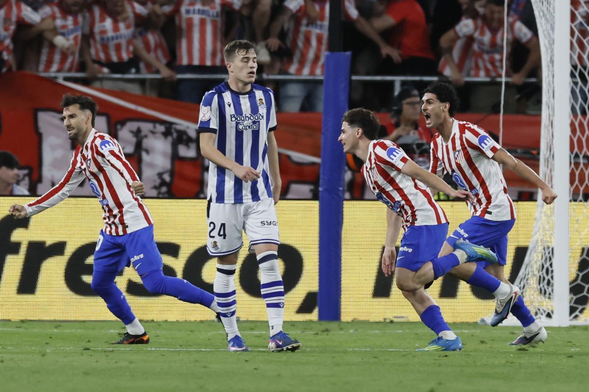 Final de la Copa del Rey: Atlético de Madrid - Real Sociedad, en imágenes