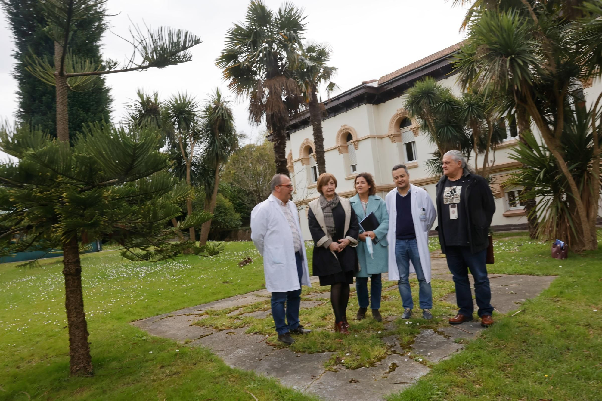 El futuro jardín terapéutico del Hospital de Avilés