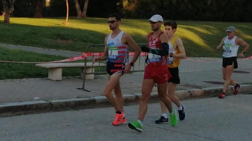 Manuel Bermúdez, en acción durante el Campeonato de España