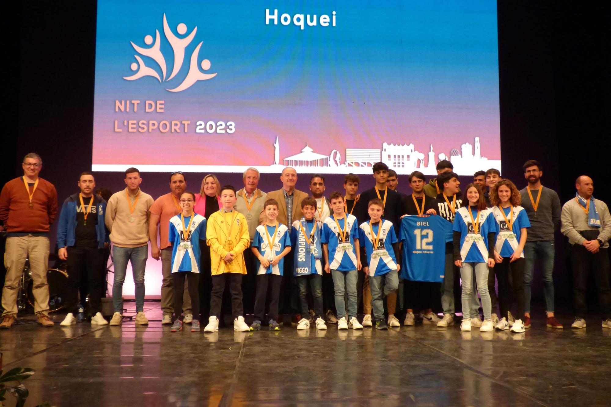 Els esportistes s'apoderen del Teatre El Jardí de Figueres per celebrar la Nit de l'Esport 2023