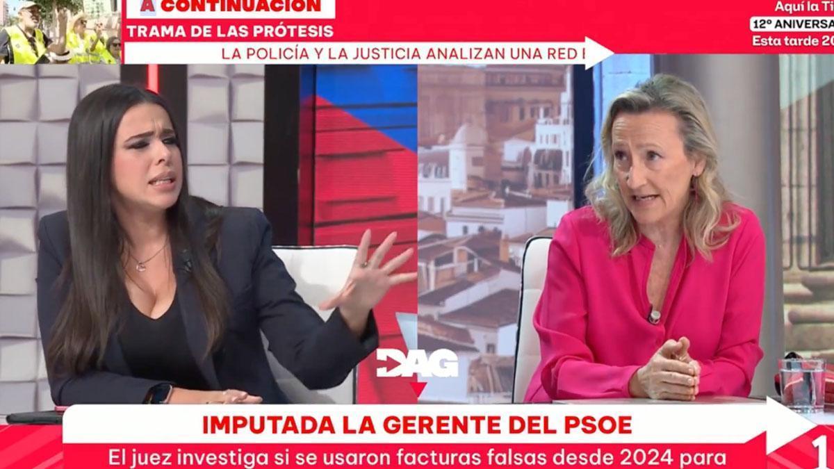 Bronca en ‘Directo al grano’ por el comentario de Isabel Durán a Sarah Santaolalla sobre Javier Ruiz: “Qué feo eso”