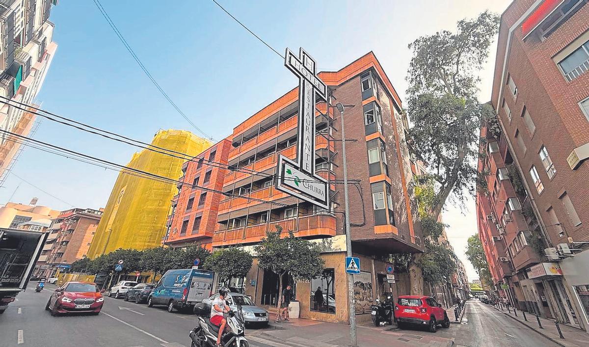 El Hotel El Churra de Murcia, otro de los beneficiados por las obras de mejora de sus instalaciones.