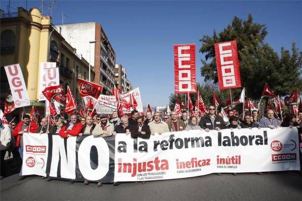 Manifestación contra la reforma laboral en Córdoba