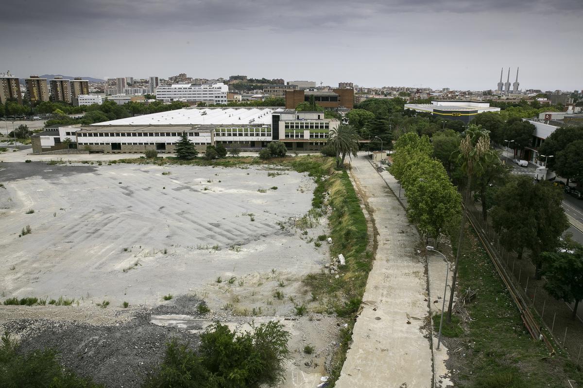 El recinto de la antigua fábrica de la Mercedes, en Bon Pastor