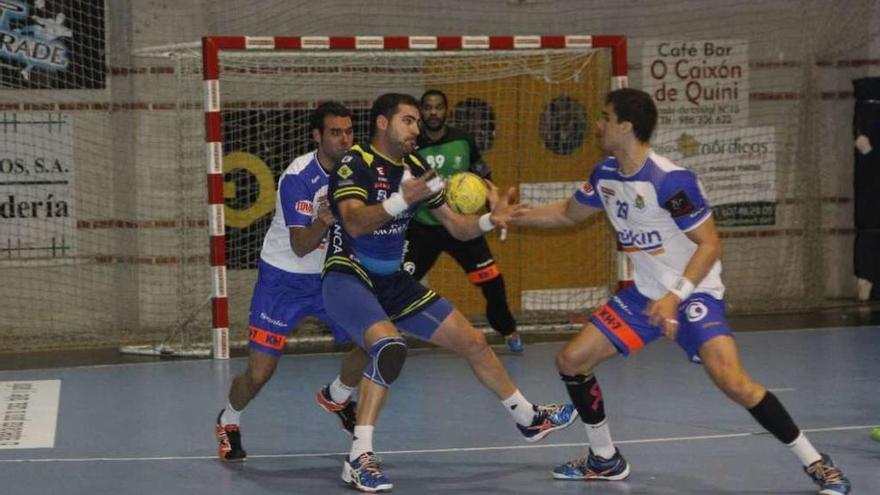 Dani Cerqueira, en una acción del partido de la primera vuelta ante el Granollers. // Santos Álvarez