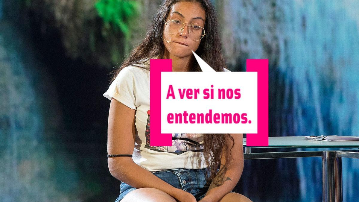 Dakota Tárraga en el plató de 'Supervivientes 2019'