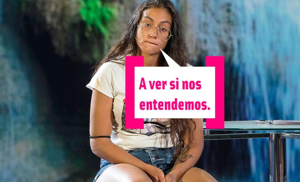Dakota Tárraga en el plató de 'Supervivientes 2019'