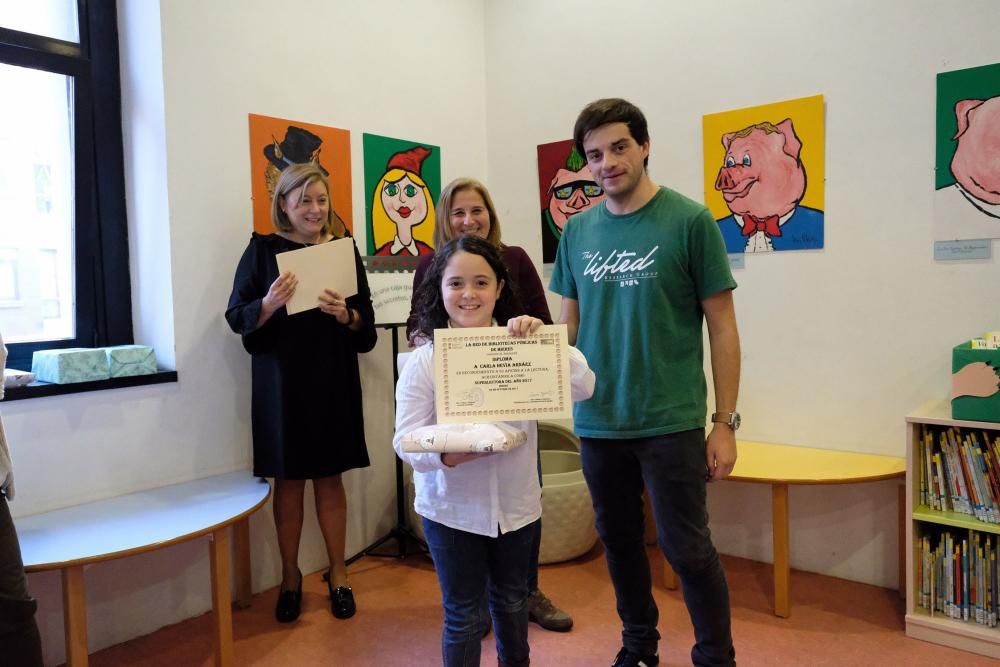 Premio a los “Superlectores” en la Biblioteca de Mieres