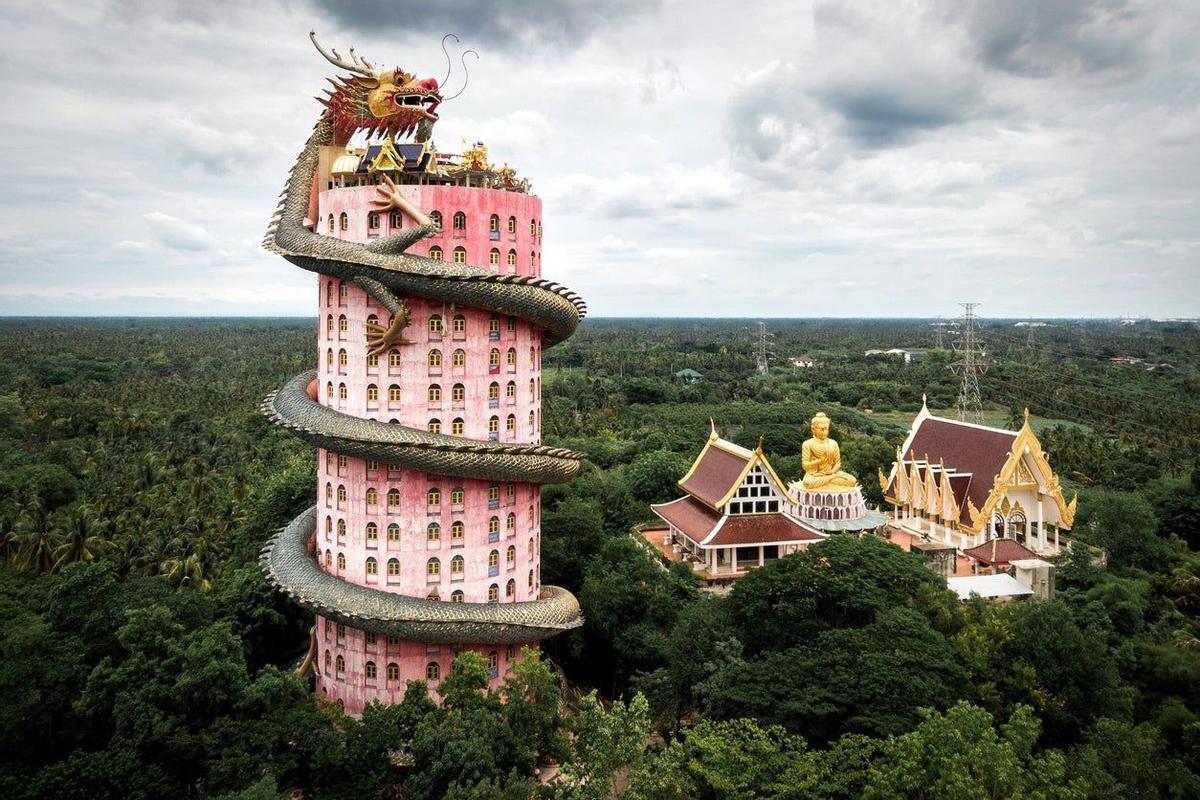 Templo del Dragón Wat Samphran, Bangkok