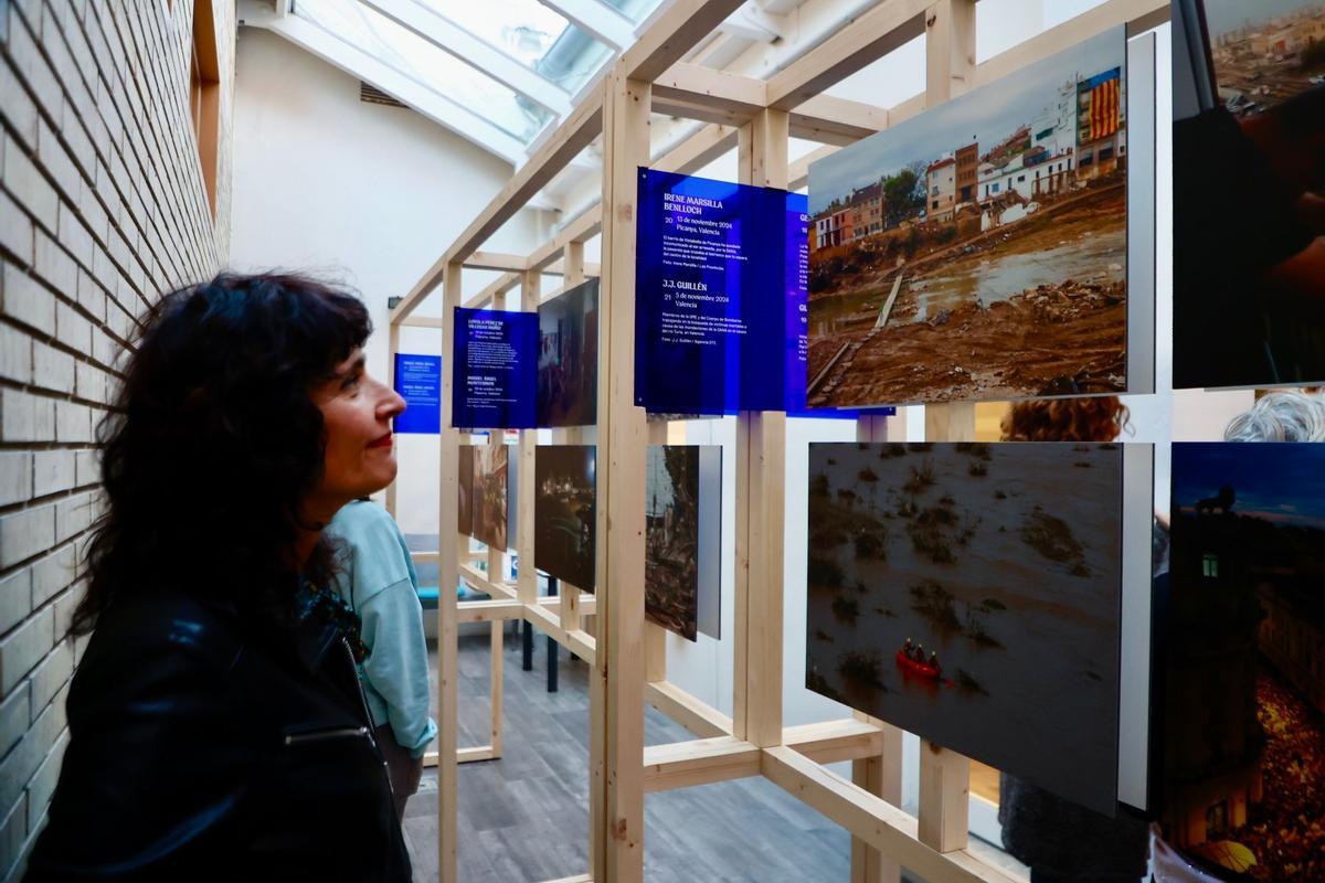 Irene Mansilla y su fotografía del barranco en Picanya.
