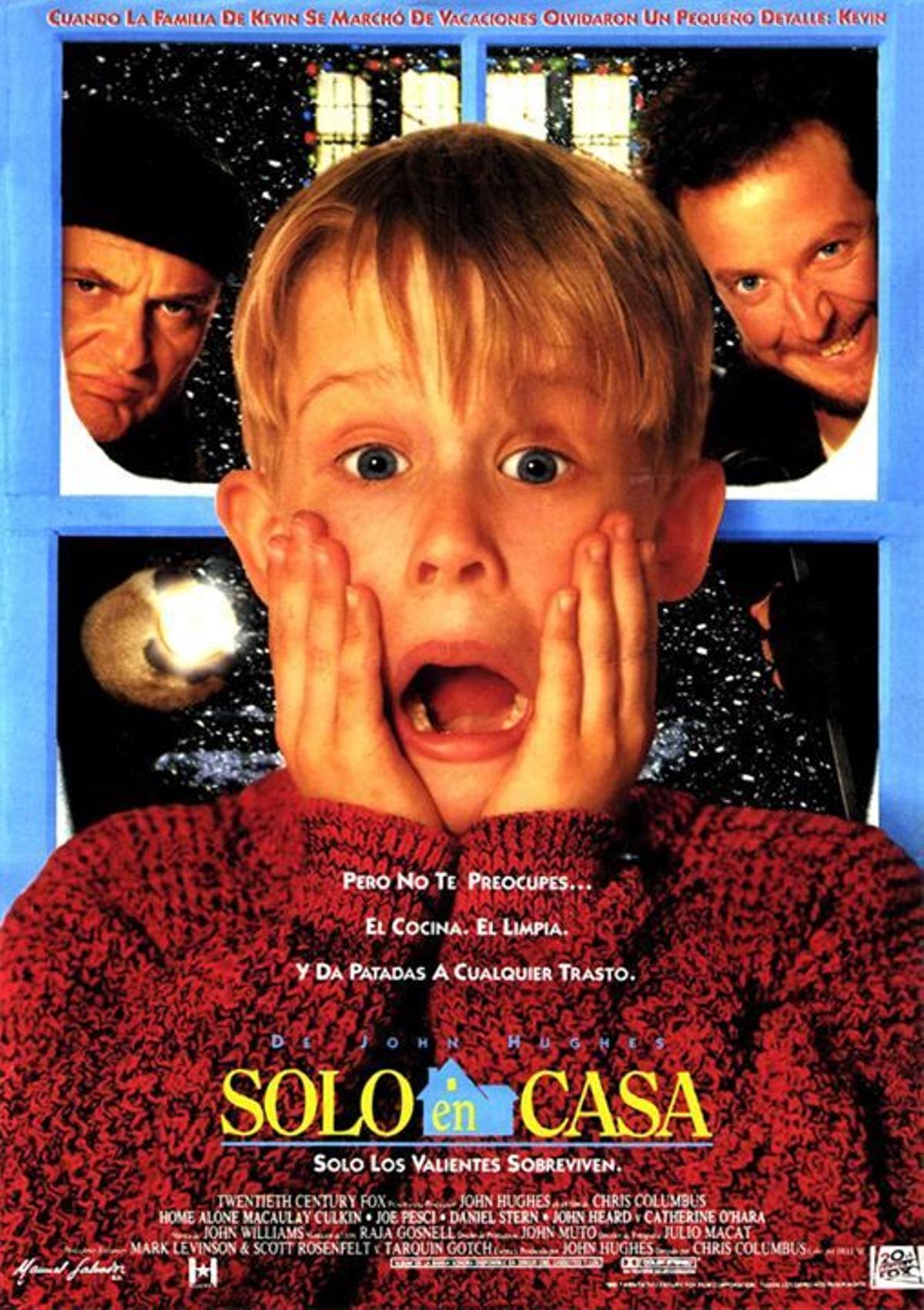 Cartel de Solo en Casa