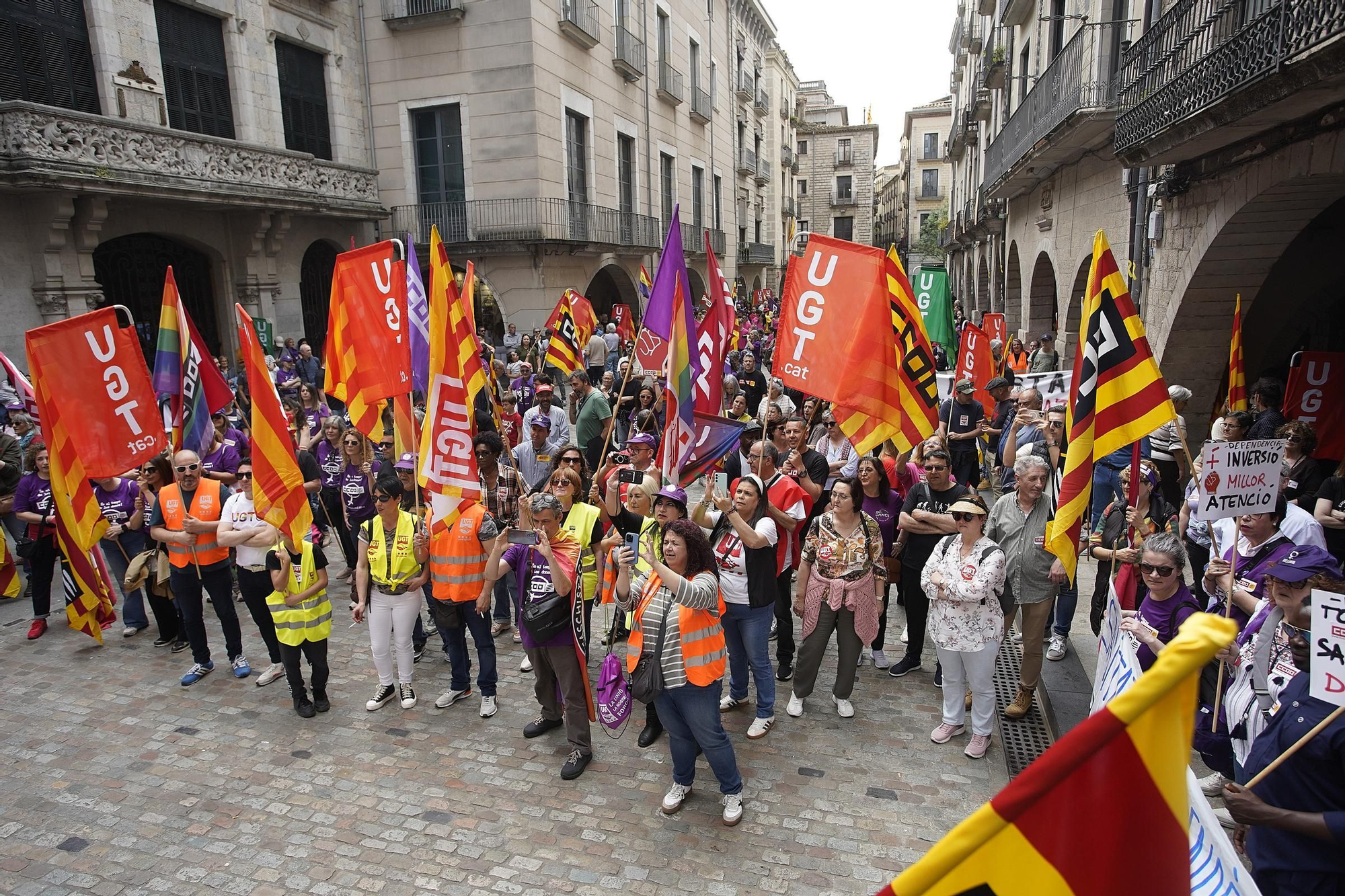El sindicalisme gironí reclama reduir la jornada i fenar els accidents laborals
