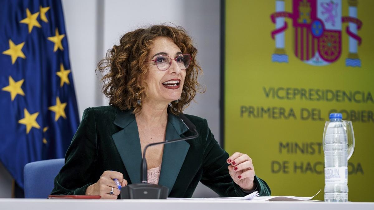 La vicepresidenta primera del Gobierno y ministra de Hacienda, María Jesús Montero