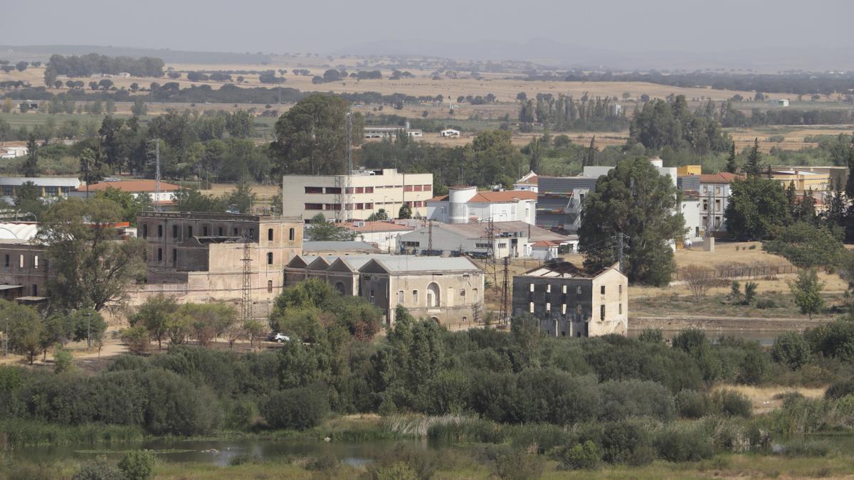 Vista del entorno de la Pesquera del Guadiana en Badajoz.