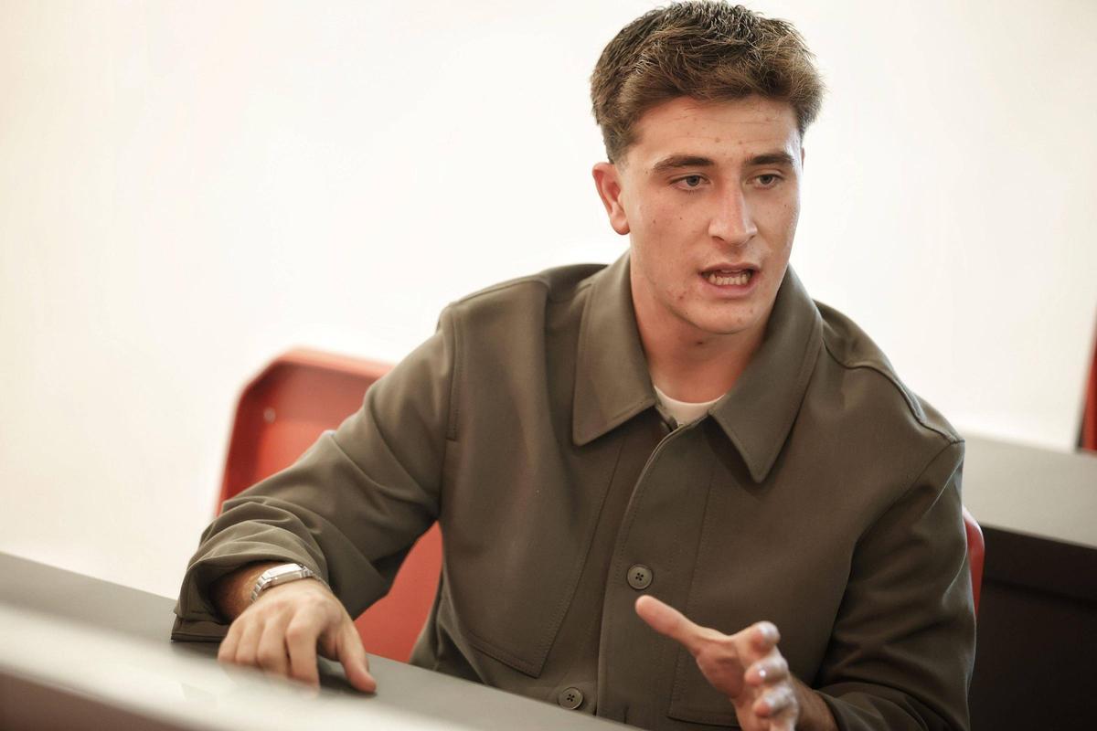 Pablo Torre, durante la entrevista en Son Bibiloni.