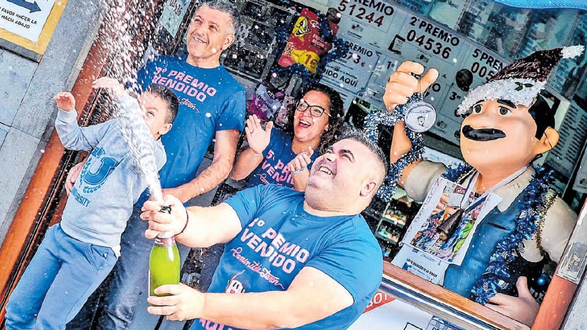 Lotería de Navidad 2018 | El Gordo, con el 03347, cae en Cruce de Arinaga