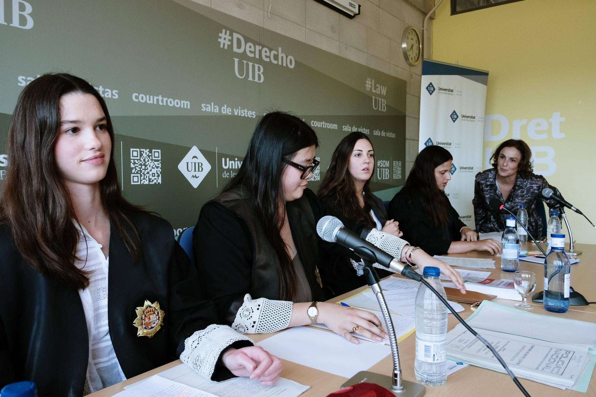 Así ha sido el primer juicio simulado de la UIB