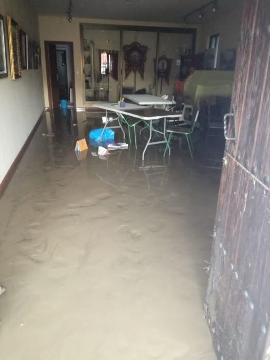 Consecuencias de la inundación de El Trapiche.