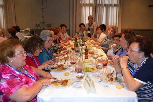 Almuerzo de la asociacion de viudas en Murcia