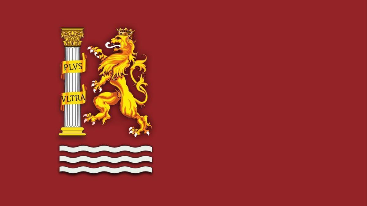 La bandera de Badajoz.