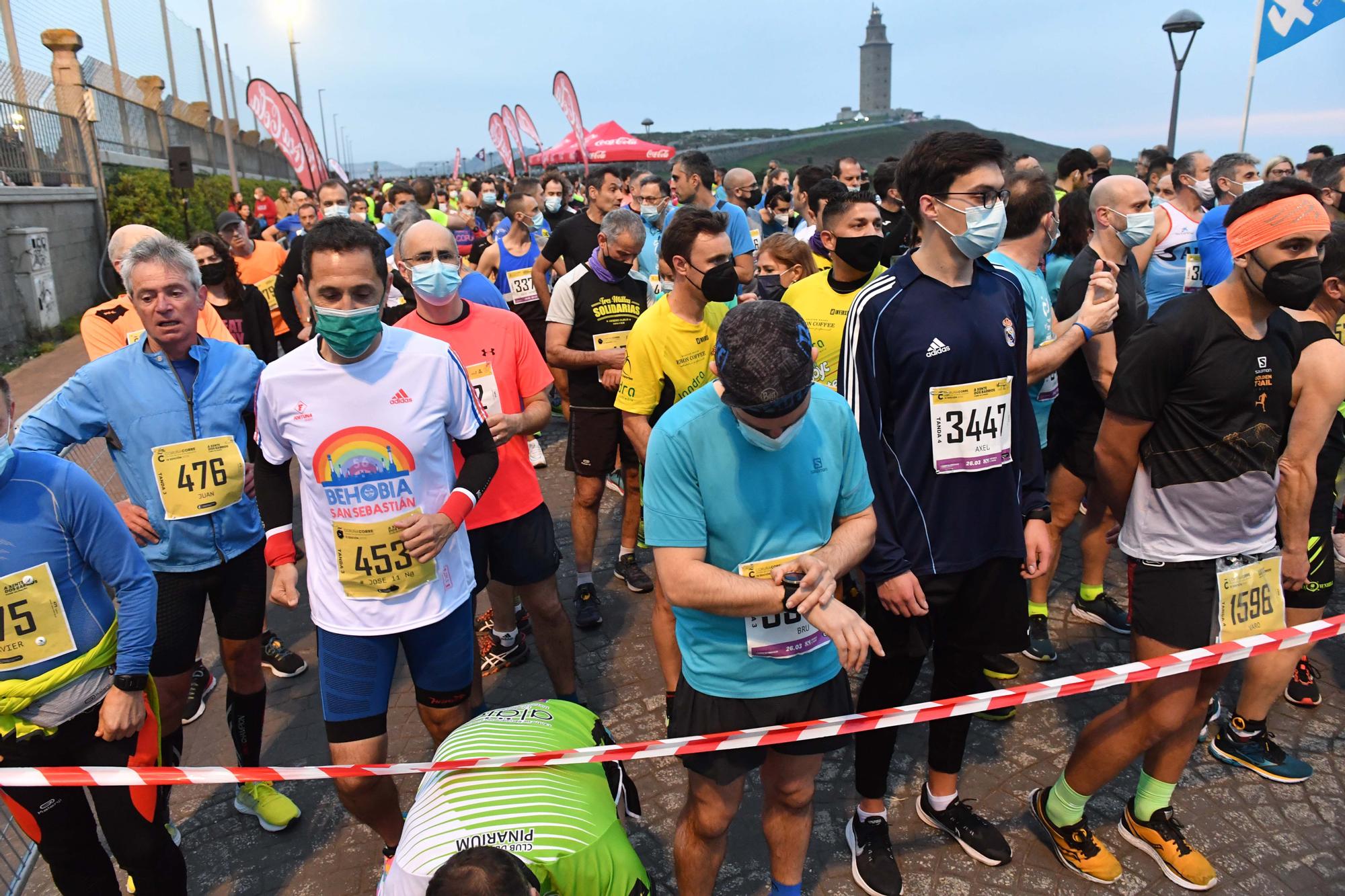 Carrera popular nocturna de la Torre de Hércules en A Coruña