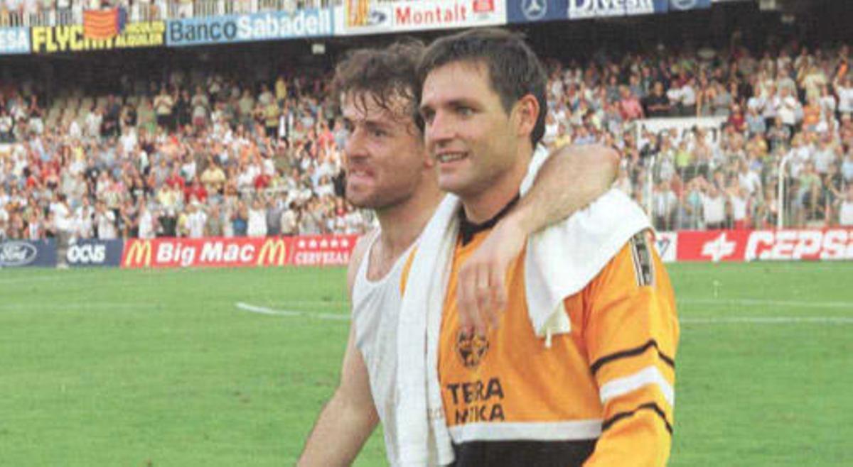 Imagen del final del partido