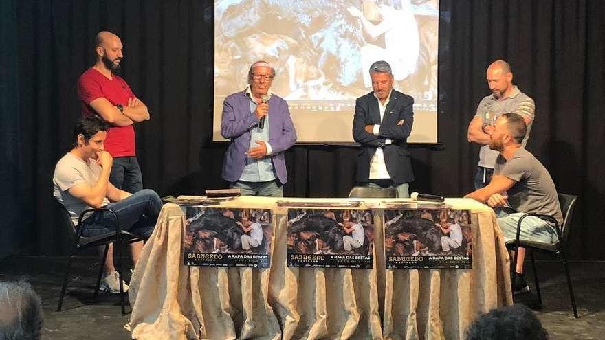 Imagen de la presentación de la Rapa das Bestas, ayer, en Madrid.