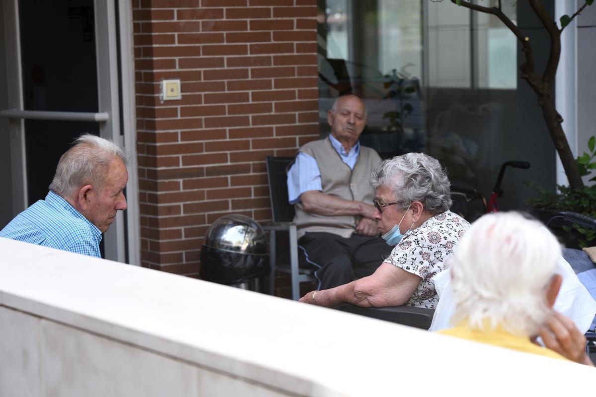 Ancianos en una residencia de Orpea.