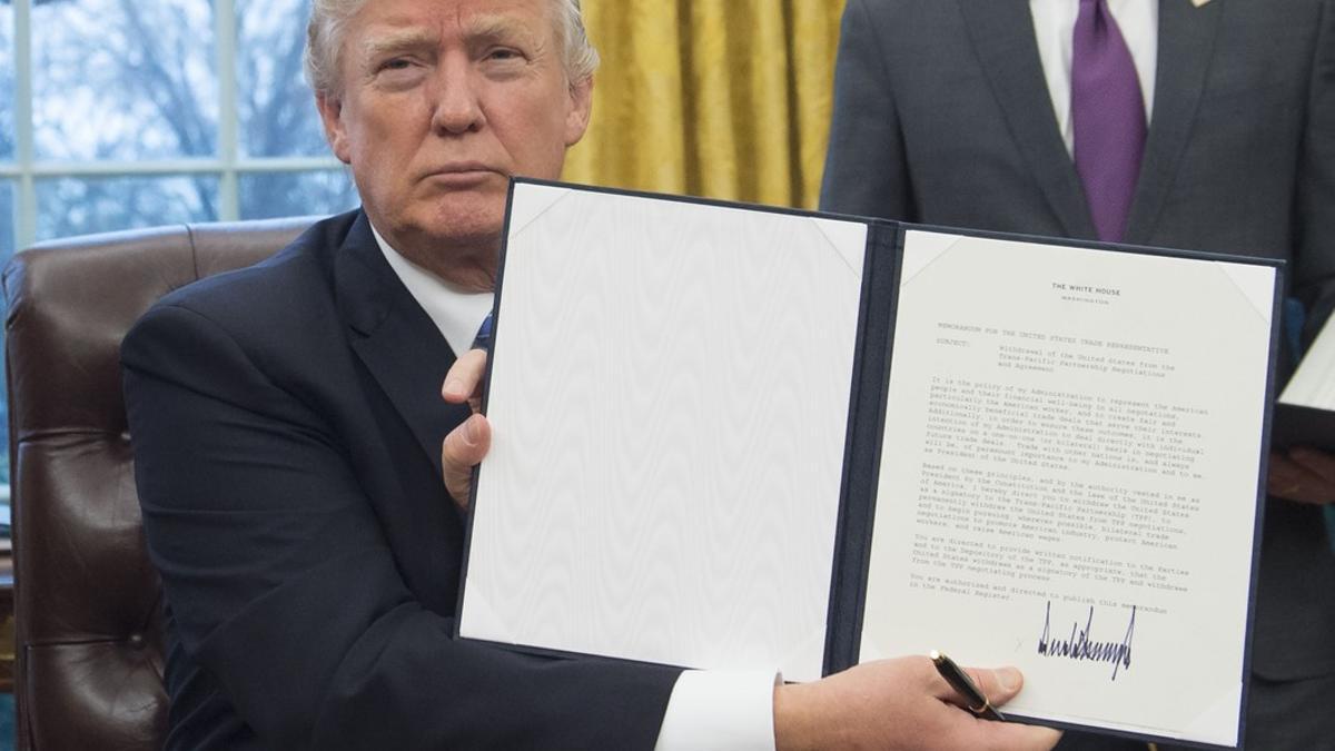 President Donald Trump Signs Executive Orders