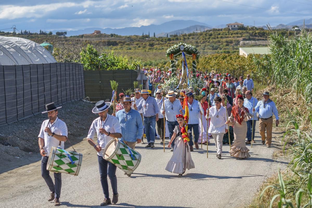 Los romeros volverán el domingo por la tarte tras un día de convivencia.