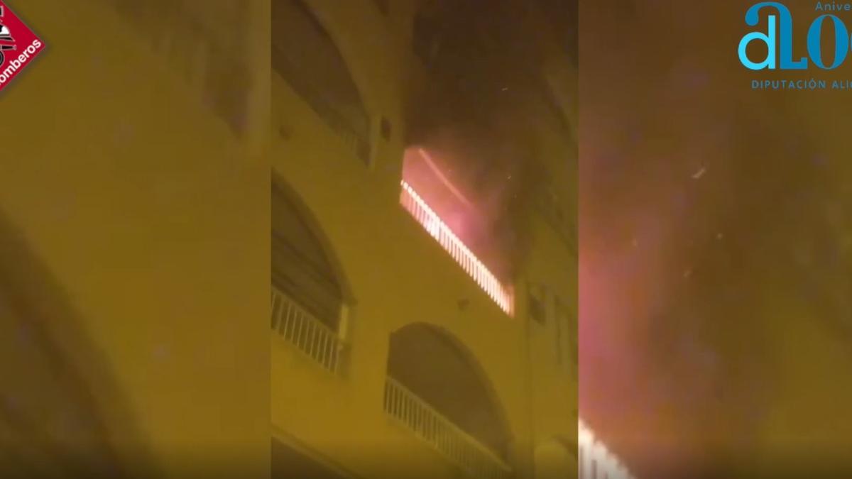 Incendio en una vivienda de Torrevieja