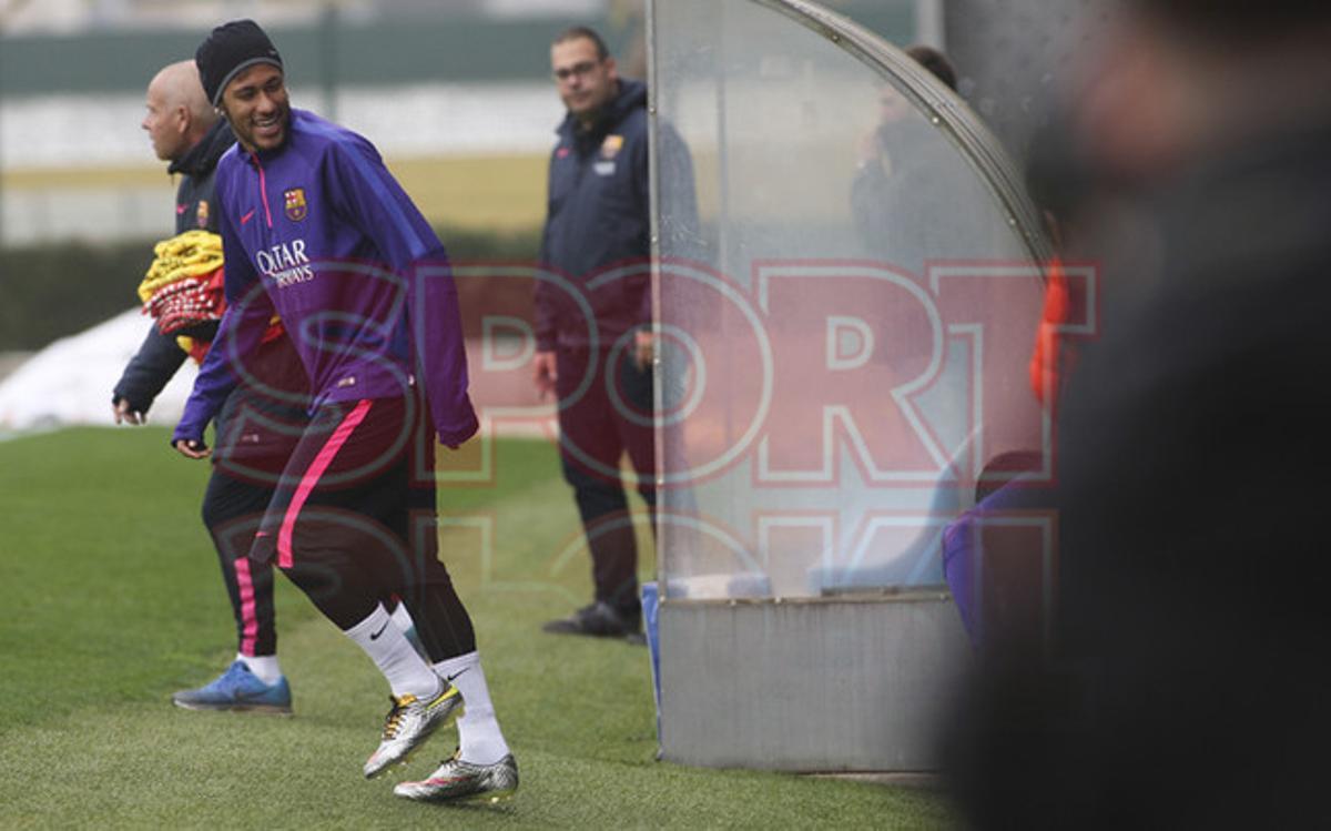 Entreno del FC Barcelona antes del clásico Entreno del FC Barcelona antes del clásico