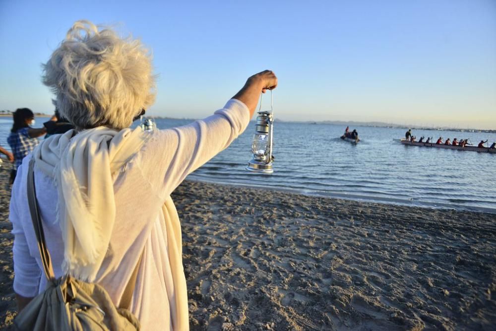 Tercer día consecutivo de protestas por el Mar Menor: Playa Villananitos