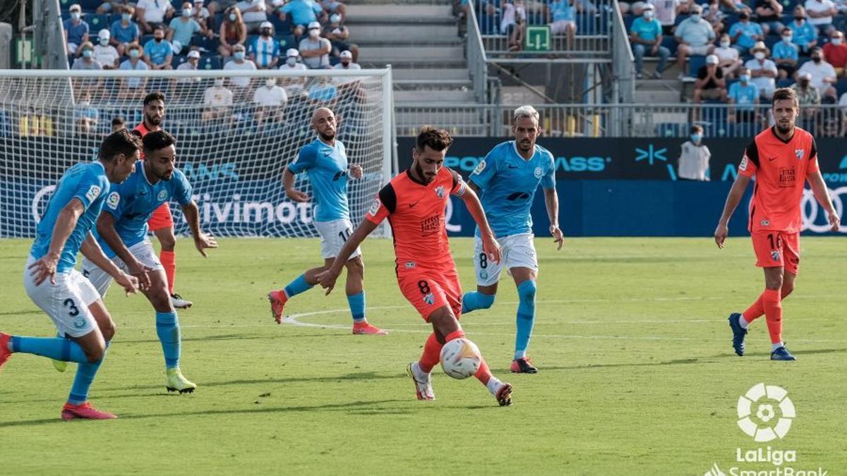 Luis Muñoz fue el autor del primer gol del Málaga CF esta temporada.